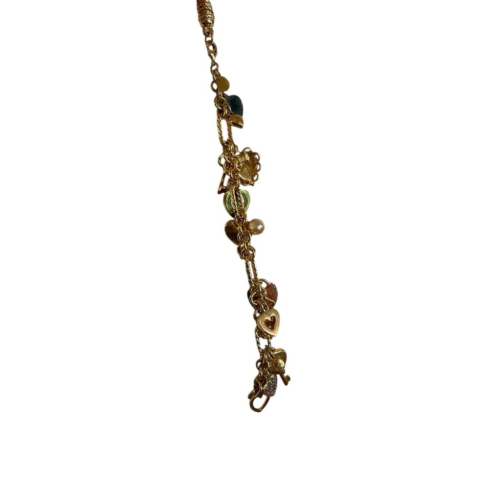 Kirks Folly Key to My Heart Gold Charm Bracelet - Picture 3 of 7